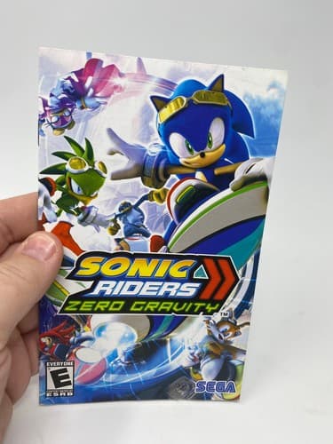 Sonic Riders Zero Gravity PlayStation 2 PS2 Manual Only No Game