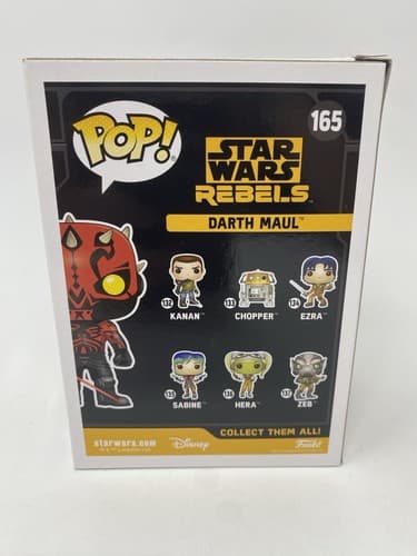 Funko Pop Star Wars Rebels Darth Maul #165 Smuggler's Bounty Exclusive Vinyl NEW — photo 5