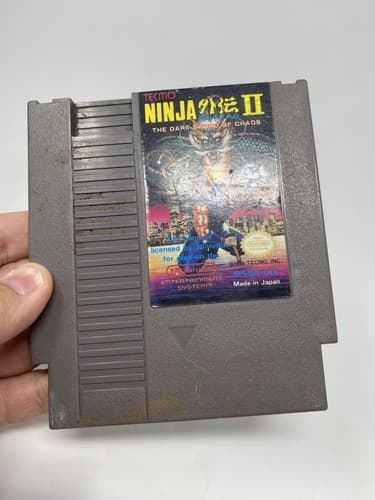 Ninja Gaiden II (Nintendo NES) Authentic Cleaned Tested-FAST SHIPPING! — photo 3