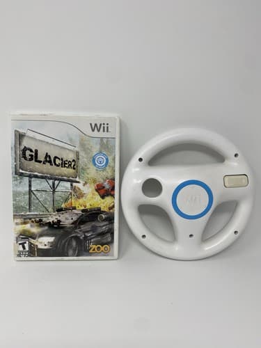 Glacier 2 Nintendo Wii Complete In Box CIB w/ Steering Wheel Ships Fast