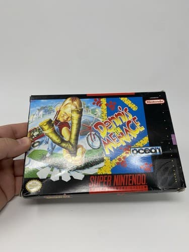 Dennis The Menace Super Nintendo Entertainment System Box Only No Game or Manual — photo 2