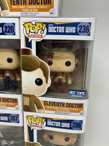 Funko Pop Doctor Who Eleventh Tenth River Song Guitar 220 221 236 296 357 Lot 5 — photo 5