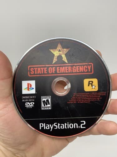 State Of Emergency Sony Playstation 2 Tested Authentic Disc Only — photo 2