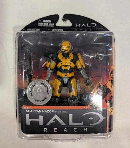 Gold Spartan Hazop Custom Male Series 1 Halo Reach Toys R Us Exclusive NIB