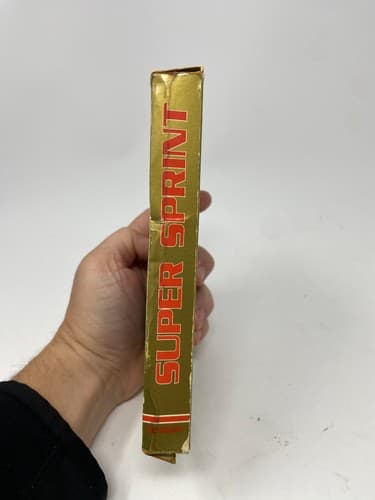 Super Sprint (NES 1989) Game Box & Registration Authentic No Manual — photo 4