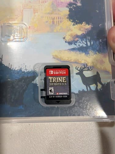 Trine Series 1-3 Nintendo Switch GameStop Limited ED,  RARE — photo 3