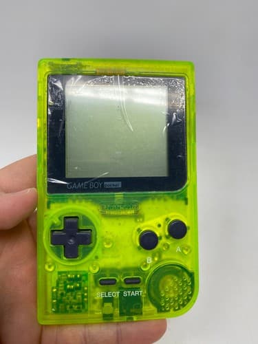 Nintendo Game Boy Pocket Extreme Green Translucent Console MGB-001 Tested — photo 2
