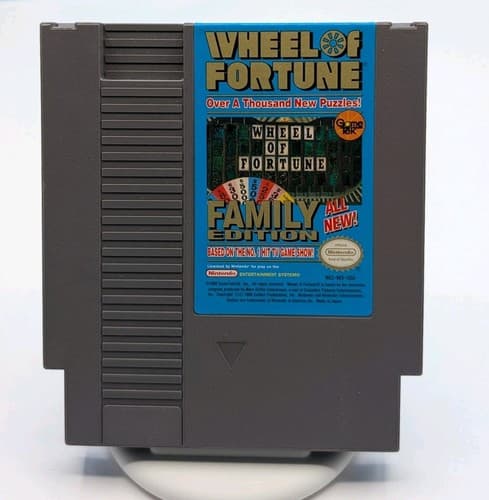 Wheel of Fortune Family Edition Nintendo NES *CIB Complete, Tested — photo 7