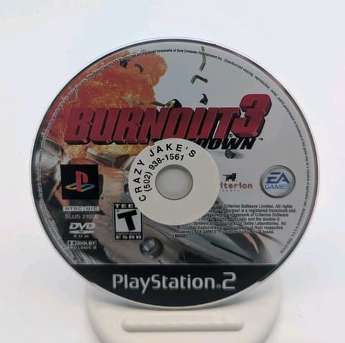 Burnout 3 Takedown (Sony PlayStation 2 PS2, 2004) CIB Complete w/Manual Tested — photo 6