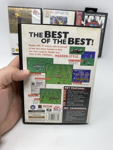 Sega Genesis Lot Of 5 BOX ONLY Madden NBA Jam PGA Tour Buster Boxing Soccer — photo 7