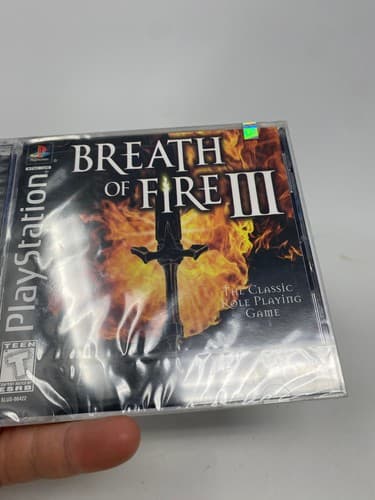 Breath of Fire III 3 Sony PlayStation PS1 Sealed Black Label NTSC-U/C Capcom — photo 5