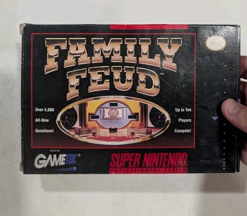Wheel Of Fortune Deluxe & Family Feud SNES Complete CIB + Extra Box — photo 8