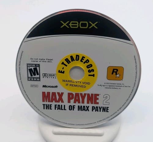 Max Payne 2: The Fall of Max Payne (Microsoft Xbox, 2003) CIB TESTED — photo 6