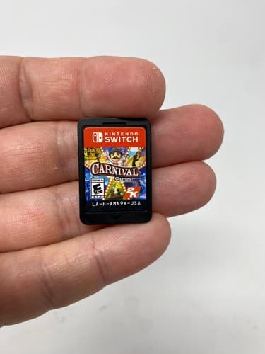 Carnival Games for Nintendo Switch - Cart  Only No Case or Manual Authentic