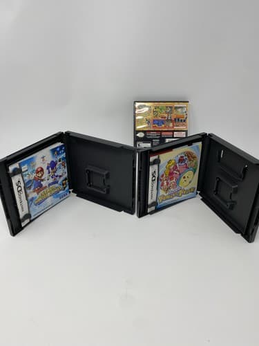Nintendo DS Lot 6 CASES ONLY Mario Party Luigi Hoops Peach Sonic Olympic Yoshi — photo 4