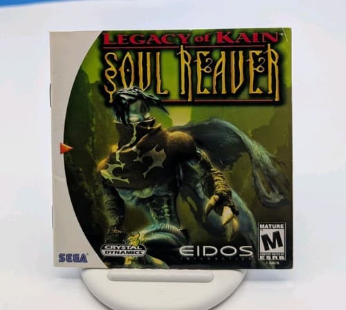 Legacy of Kain Soul Reaver (Sega Dreamcast, 2000) Game Disc & Manual,No Back Art — photo 2