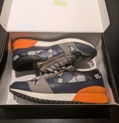 SNKR Project Rodeo  Men’s Sneakers Grey/Navy Camo Size 10 Mens SNKR1701