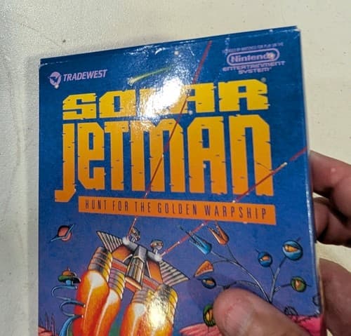 Solar Jetman: Hunt for the Golden Warpship for Nintendo NES CIB No Foam — photo 3
