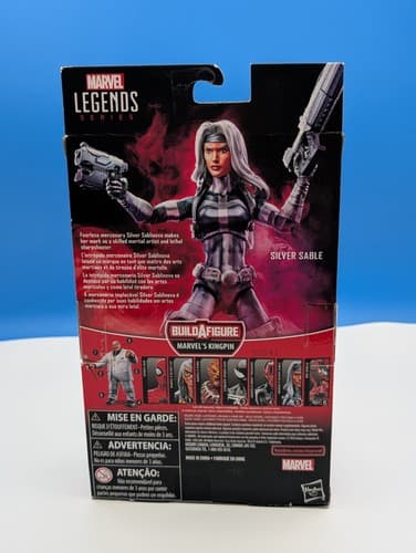 Hasbro Marvel Legends Spider-Man Silver Sable Marvel's Kingpin BAF Wave New — photo 3