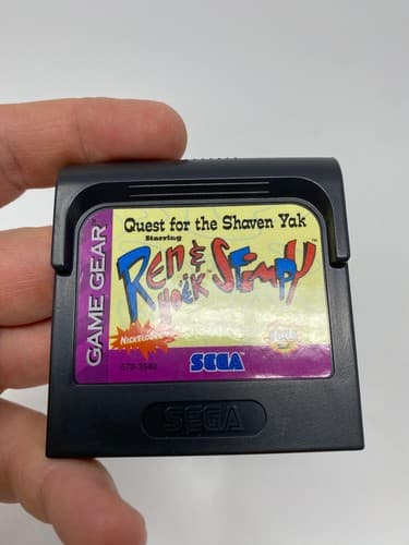 Sega Game Gear Quest for the Shaven Yak starring Ren Hoëk & Stimpy Cart Only — photo 3