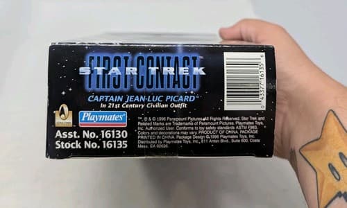 Star Trek First Contact Lot Of 3 Figures - Picard, Cochrane — photo 5