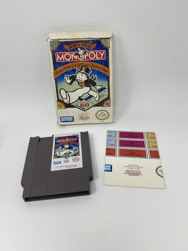 Monopoly (Nintendo Entertainment System, 1991) - Game Box And Poster - Tested — photo 8