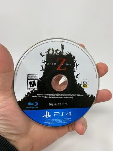 World War Z - Sony PlayStation 4 PS4 Disc Only Tested Authentic