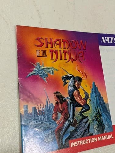 Natsume Shadow of the Ninja Instruction Manual Only Nintendo NES Authentic Rare! — photo 2