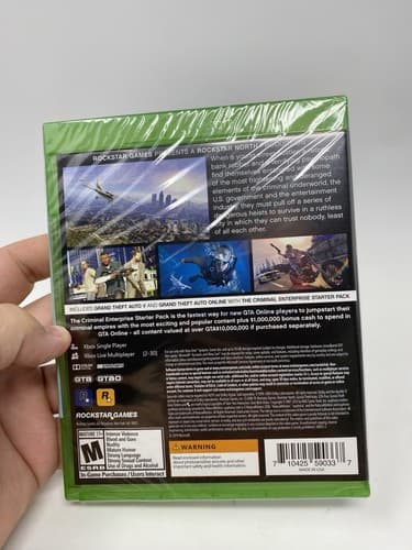 XBOX ONE GRAND THEFT AUTO V FIVE PREMIUM EDITION BRAND NEW SEALED PREP FOR GTA 6 — photo 9