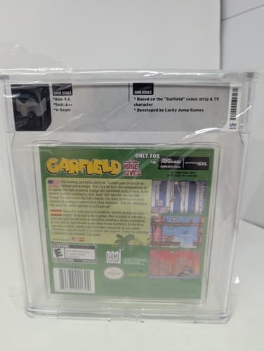 Garfield and His Nine Lives (Nintendo Game Boy Advance, 2006) WATA 9.6 A++ New — photo 2