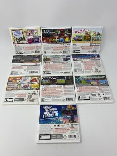 Nintendo 3DS Lot 10 CASES ONLY Lego Ninjago Minecraft Monkey Ball Tetris Moshi — photo 2
