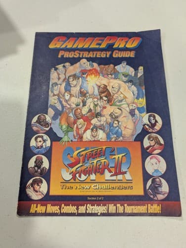1994 GamePro Pro Strategy Guide: Super Street Fighter II Turbo Insert Super NES