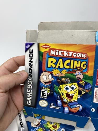 Nicktoons Racing (Nintendo Game Boy Advance GBA) Box Only No Game — photo 3