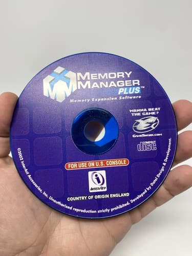 Memory Manager Plus (Gameshark) Disc Only For the GameCube — photo 2