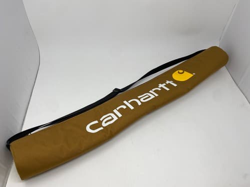 CARHARTT 6 Pack Insulated Beverage Cooler Shoulder Strap Bag  Duck Brown  NEW
