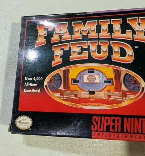 Family Feud Super Nintendo SNES CIB Authentic Tested Working - See Photos — photo 2