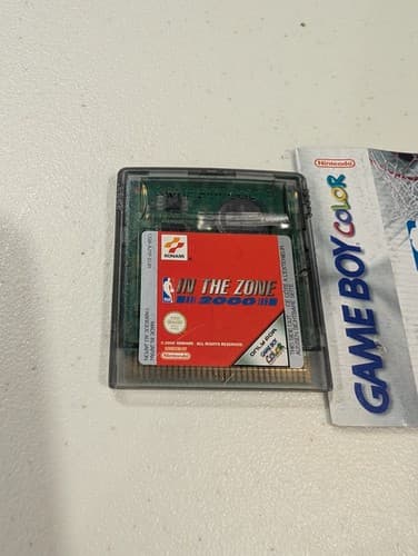 NBA In The Zone 2000 - Nintendo Game Boy Color GBC - Game Cart & Manual Tested — photo 2