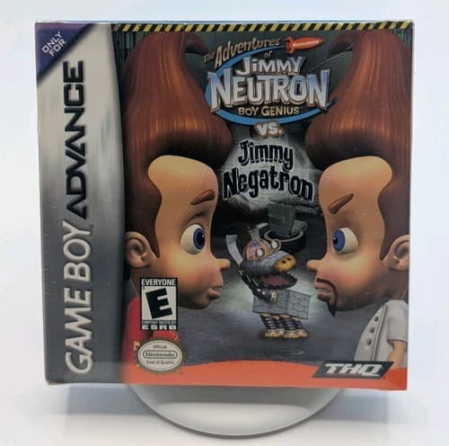 Jimmy Neutron Vs Jimmy Negatron - GBA Gameboy Advance Brand New Sealed