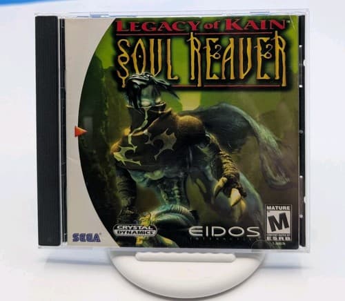 Legacy of Kain Soul Reaver (Sega Dreamcast, 2000) Game Disc & Manual,No Back Art