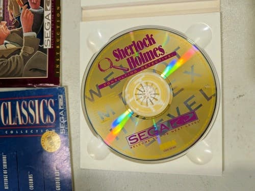 Sega CD Classics Arcade Sherlock Holmes Pack In Digipak - Tested — photo 6