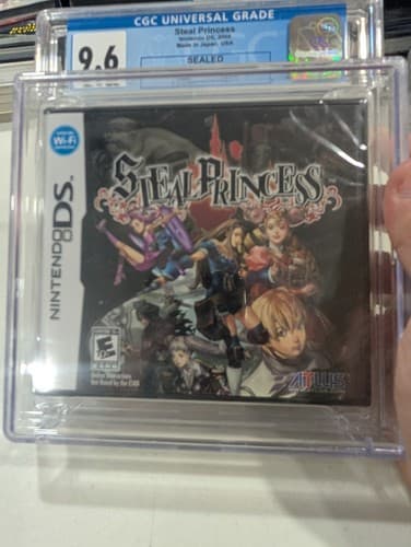 2009 NINTENDO DS ATLUS STEAL PRINCESS FACTORY SEALED CGC 9.6 A+ — photo 3