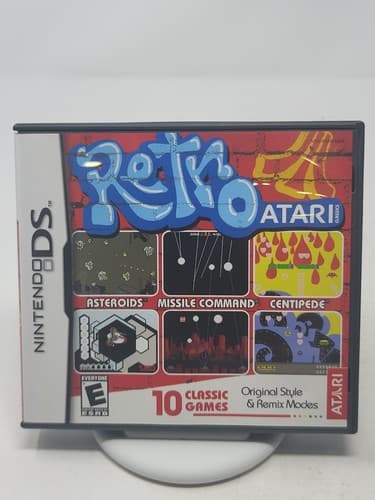 Retro Atari Classics (Nintendo DS, 2005) Complete CIB Tested And Working