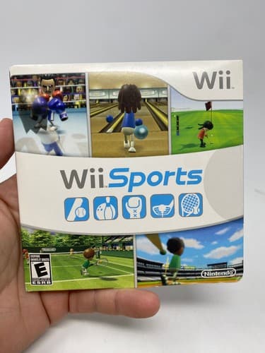 Nintendo Wii Sports Nintendo Wii Game Disc w/ Cardboard Sleeve FACTORY SEALED
