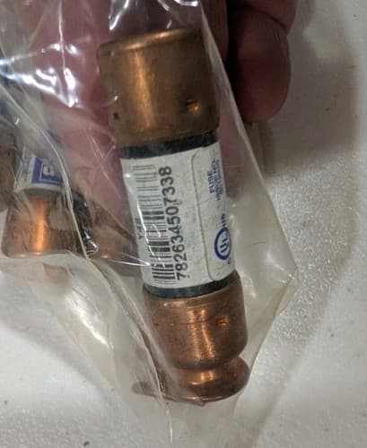 (Lot Of 5) Edison ECNR25 RK5 Fuses, Time Delay, 250VAC — photo 3