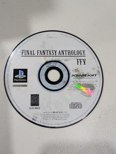 Final Fantasy Anthology Disc ONLY PlayStation One PS PS1 Ships Fast