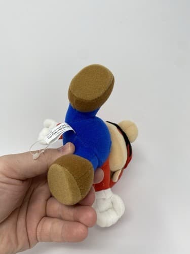 Rare 2008 Nintendo Popco Corgi Super Mario Bros. 8” Mario Running Plush Toy N64 — photo 8