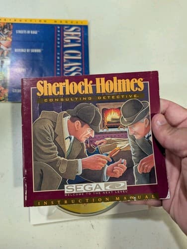 Sega CD Classics Arcade Sherlock Holmes Pack In Digipak - Tested — photo 4