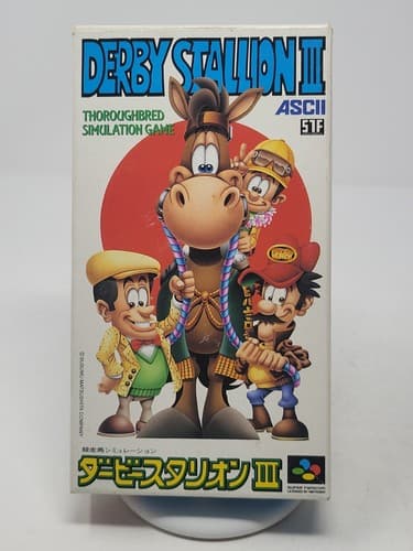 DERBY STALLION III NINTENDO SUPER FAMICOM SFC NTSC JAPAN US Seller 
