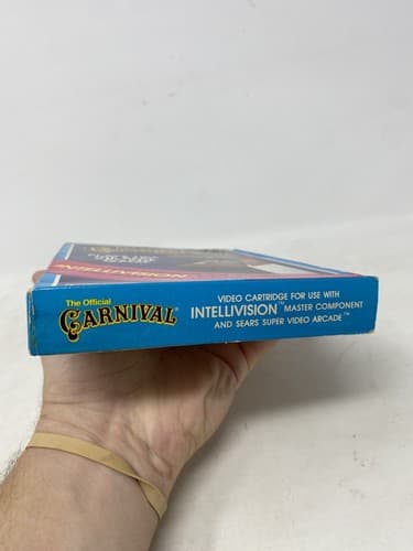 Carnival (Intellivision 1982) Complete w/ Game manual Registration Cards and box — photo 4