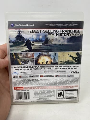 Call of Duty Modern Warfare 3 & Advanced Warfare Sony PlayStation 3 PS3 Lot Of 2 — photo 7